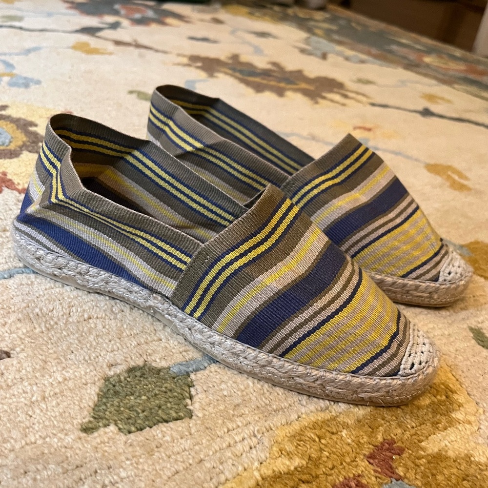 NEW Artiga Striped Espadrilles from France NWOT